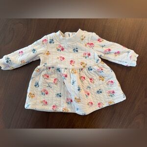 Carter's Cream Floral Baby Dress